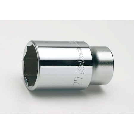 Ko-Ken Socket 27mm 8 Point 57mm For Oil pressure switch 1/2 Sq. Drive 4300H-27(8P)